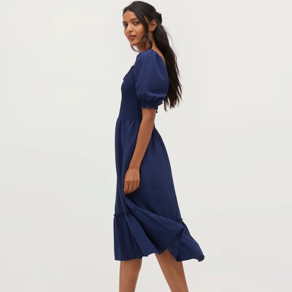 Hill House Dresses & Skirts - Hill House Louisa Nap Dress Navy Crepe